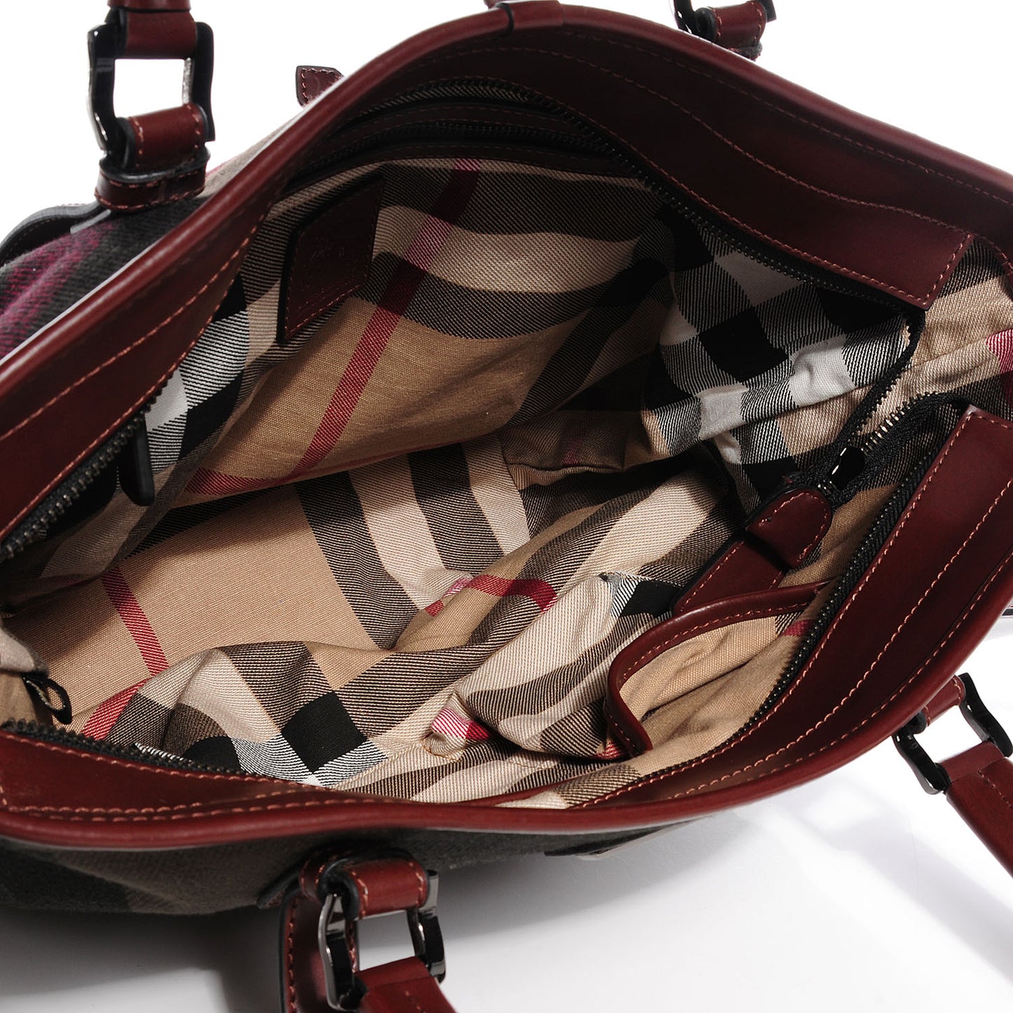 Canvas Mega Check Tote