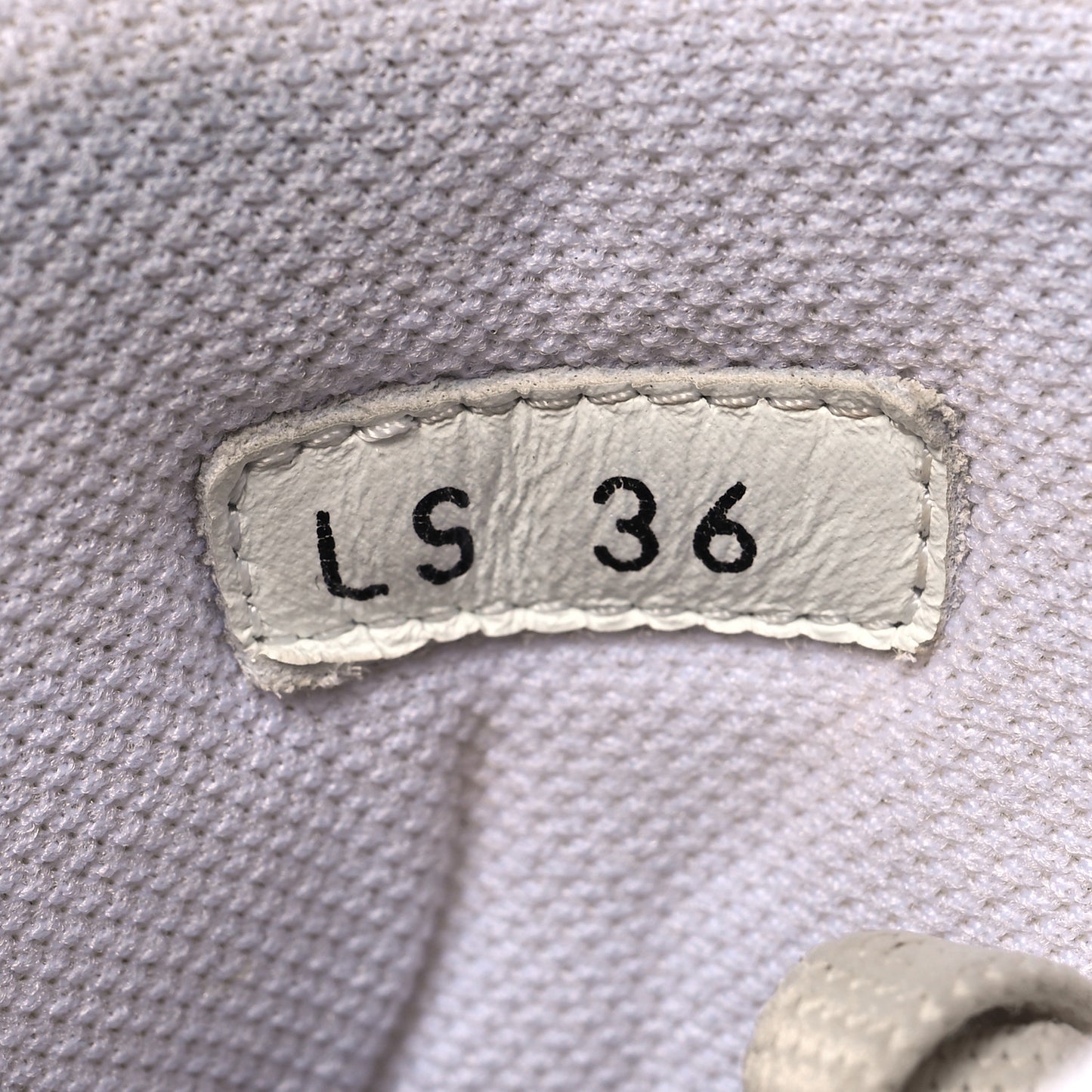 Nylon Fabric Womens D-Player High Top Sneakers 36 White Grey