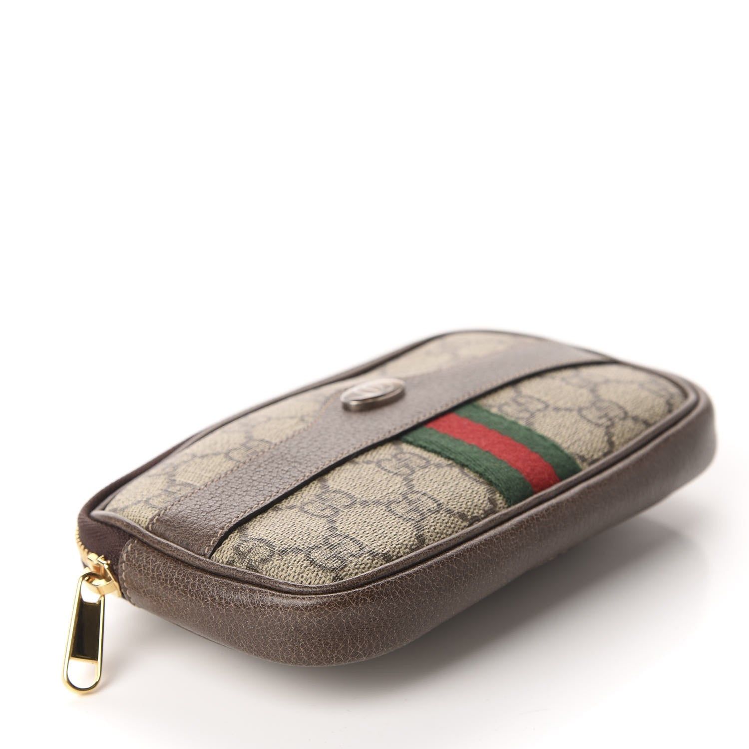 Gucci GG Supreme Monogram Ophidia Belted iPhone Case 65 26 Dark Brown 4 of 11