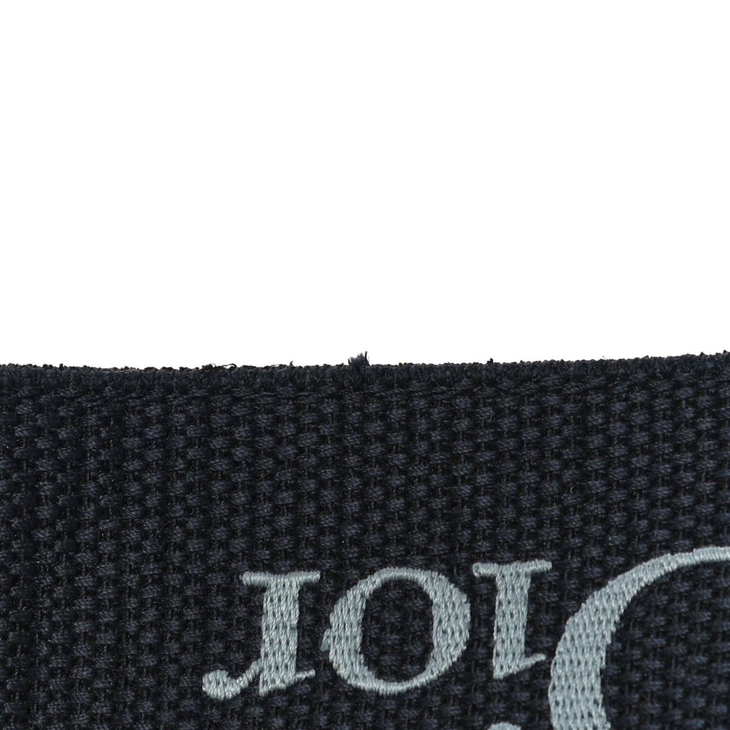 Canvas Embroidered Shoulder Strap Blue