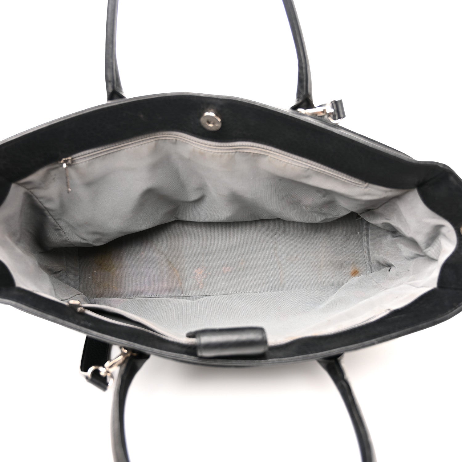 Chanel Calfskin Cerf Executive Shopper Tote Black 6 of 20
