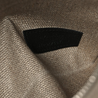 Saint Laurent Linen Calfskin Rive Gauche Tote Greggio Natural 7 of 10