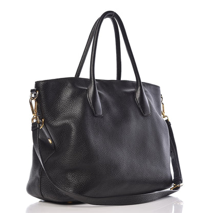 Prada Vitello Daino Tote Black 4 of 24