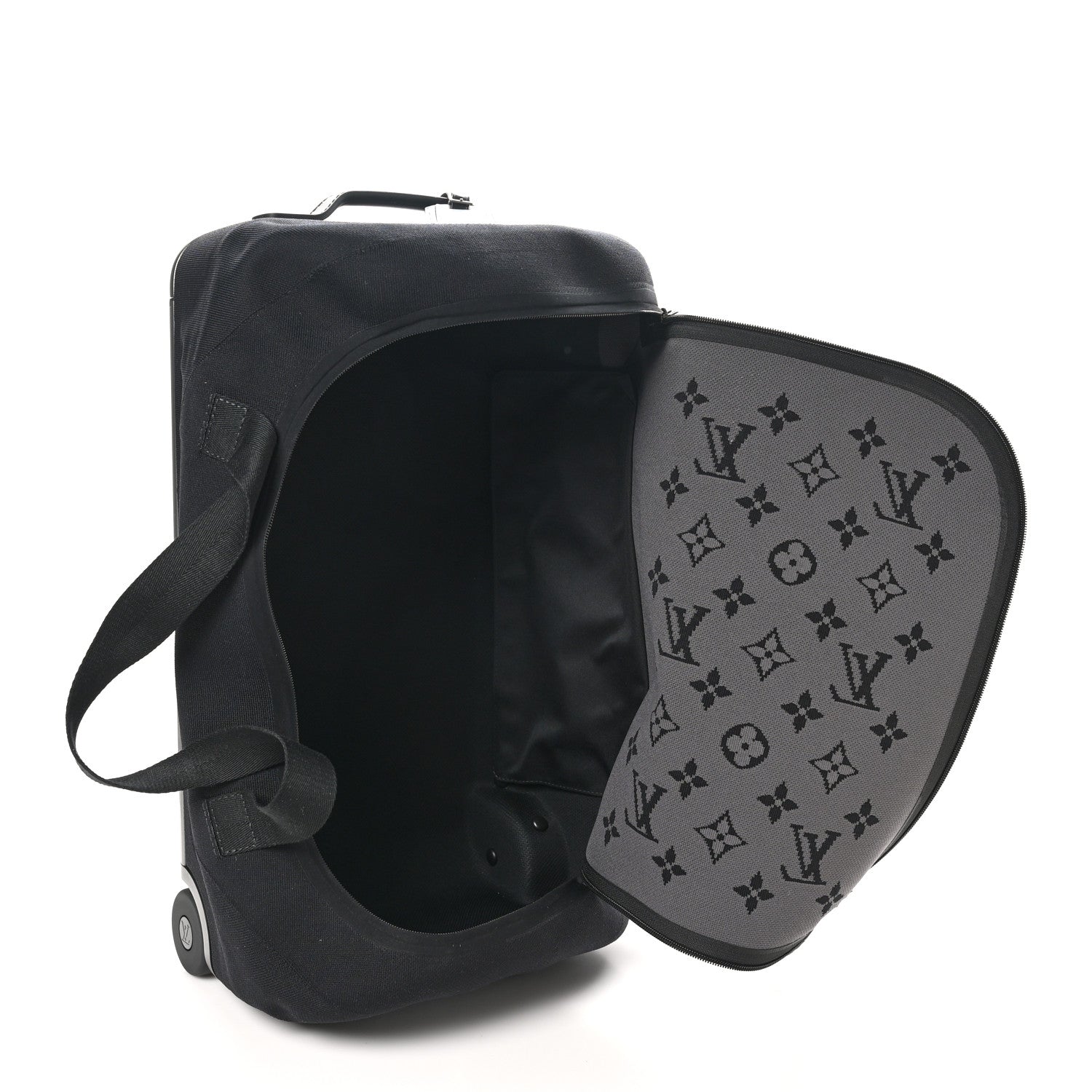 Louis Vuitton Knit Monogram Eclipse Horizon Soft Duffle 55 5 of 10