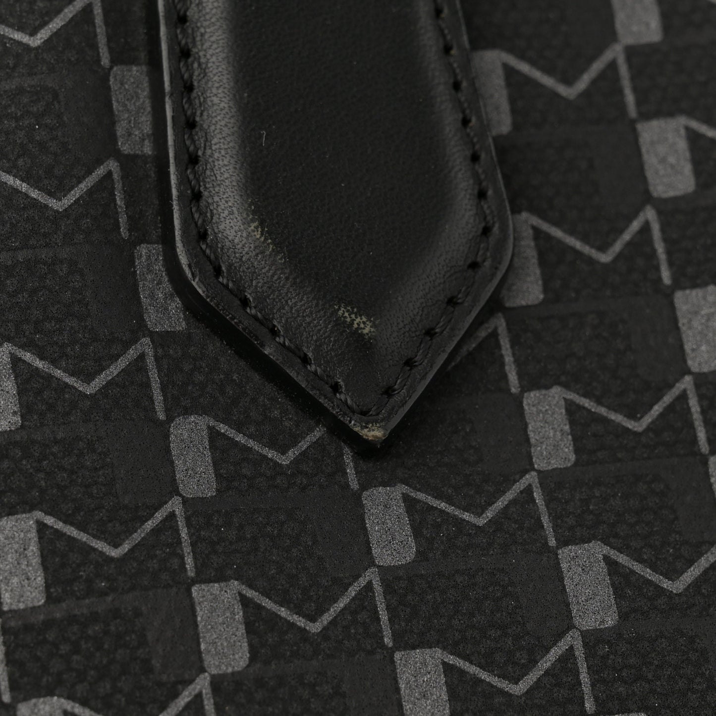 Calfskin Canvas 1920 M Monogram MM Tote Black