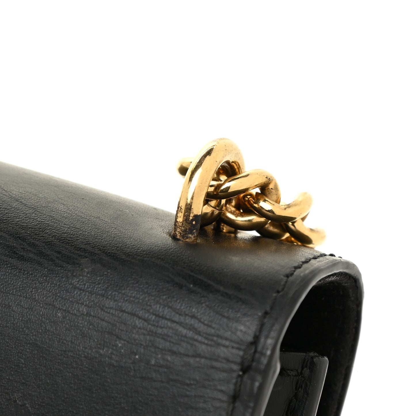 Calfskin Chain Louise MM Black