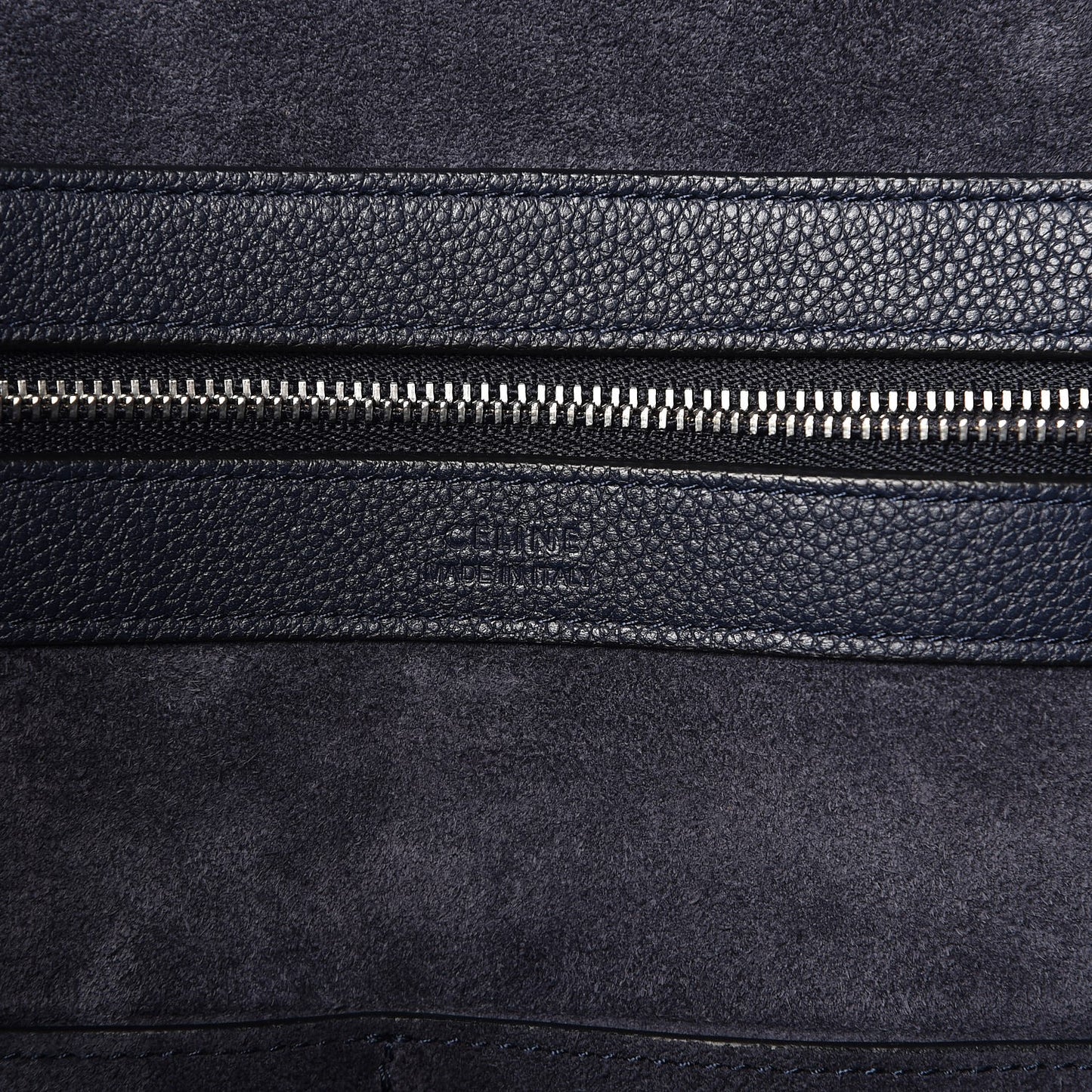 Soft Grained Calfskin Small Belt Cabas Phantom Navy