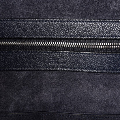 Celine Soft Grained Calfskin Small Belt Cabas Phantom Navy 6 of 9