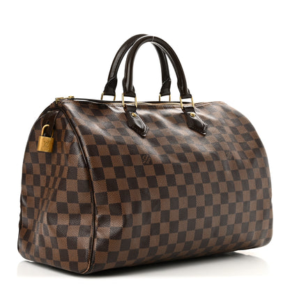 Louis Vuitton Damier Ebene Speedy 35 5 of 18
