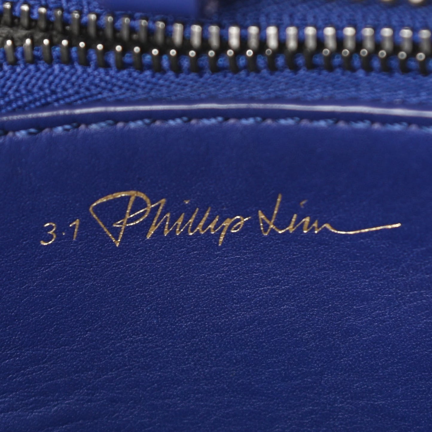 Calfskin Large Ryder Satchel Ultramarine