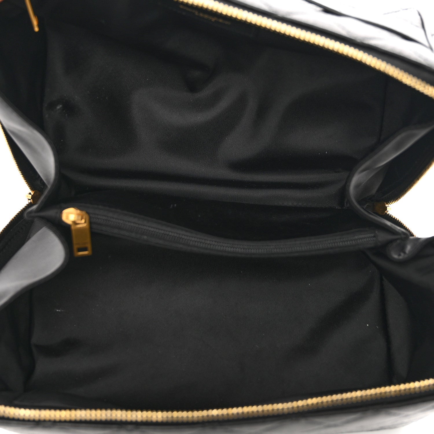 Saint Laurent Lambskin Quilted Gaby Vanity Case Black 6 of 8