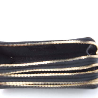 Chanel Bullskin Strass Studded Zip Around Phone Holder Black 9 of 12