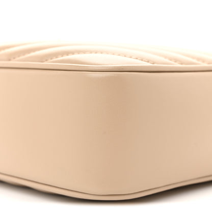 Saint Laurent Calfskin Matelasse Monogram Lou Camera Bag Dark Beige 10 of 12