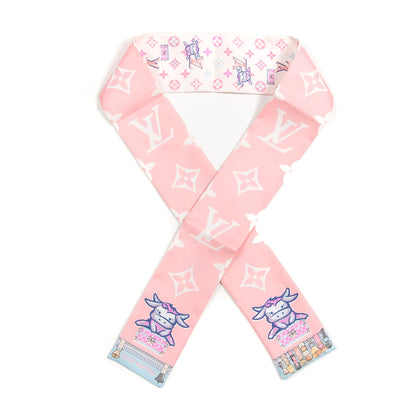 Louis Vuitton Silk Monogram Rodeo Bandeau Rose 1 of 4