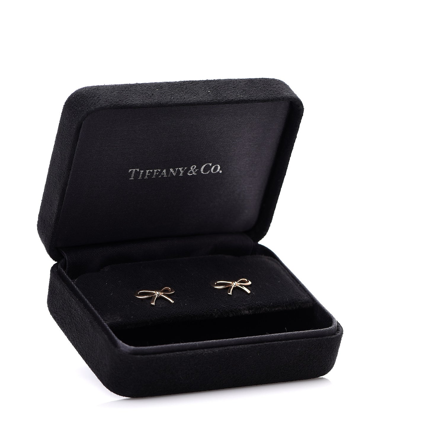 18K Rose Gold Bow Earrings