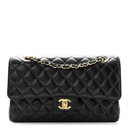 Chanel Caviar Quilted Medium Double Flap Black 1 of 11