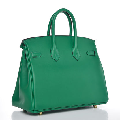 Hermes Swift Birkin 25 Vert Vertigo 5 of 40