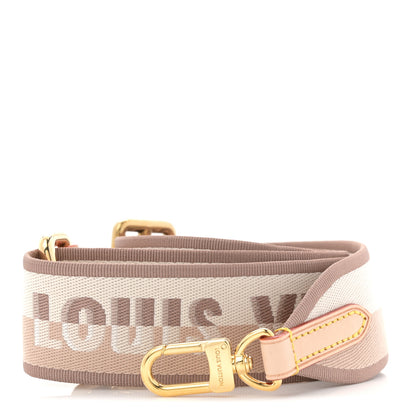 Louis Vuitton Jacquard Speedy Bandouliere 20 Shoulder Strap Beige 1 of 3