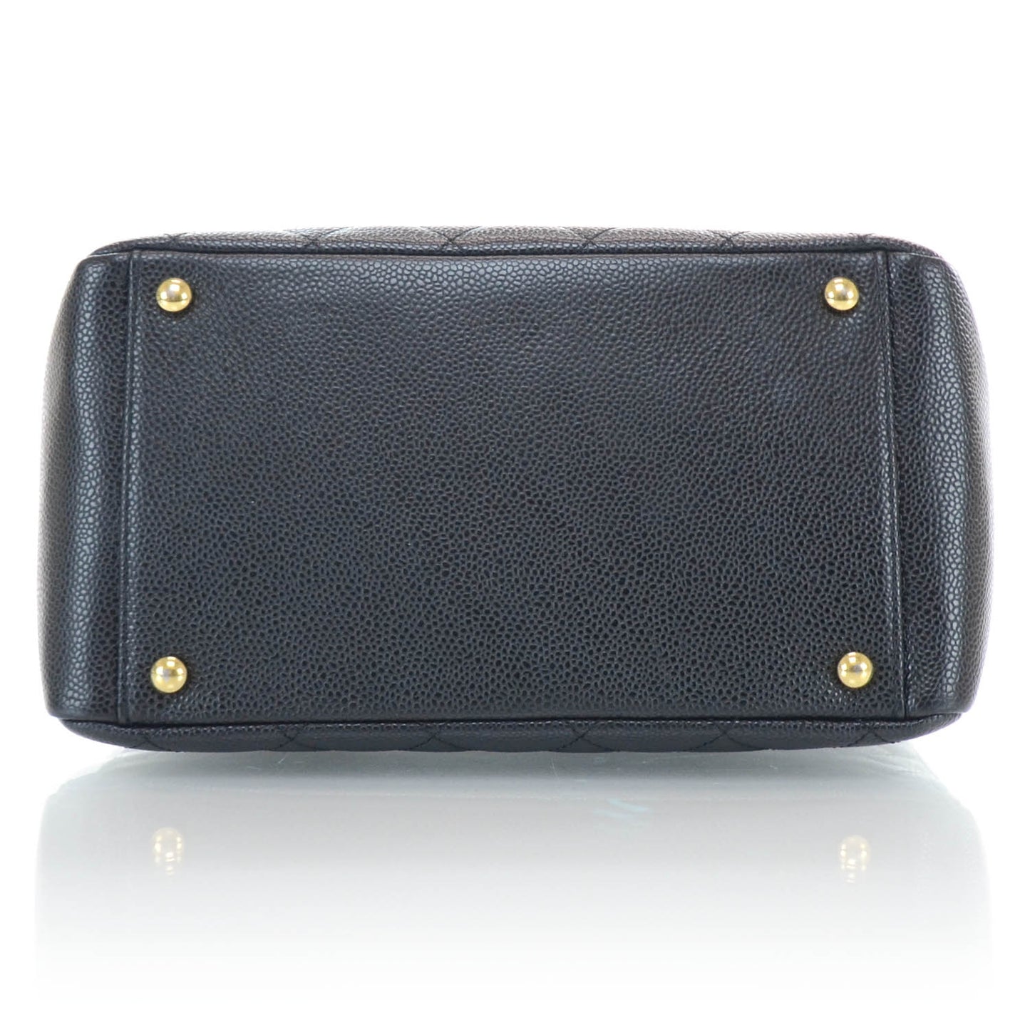 Caviar Quilted Petit Timeless Tote PTT Black