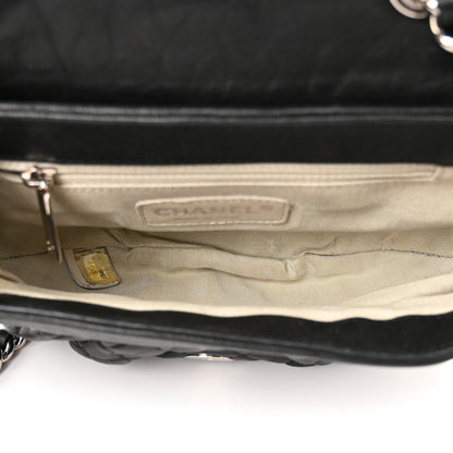 Chanel Washed Lambskin Quilted Mini Chain Around Flap Black 5 of 12