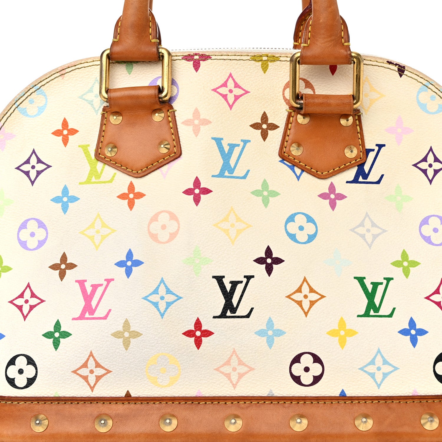 Louis Vuitton Monogram Multicolor Alma PM White 8 of 14
