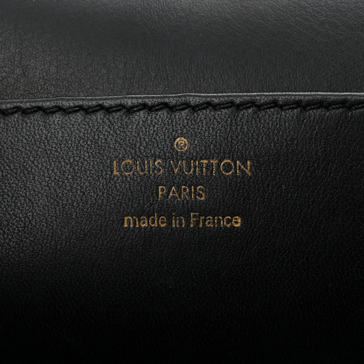 Louis Vuitton Grained Calfskin Vivienne NM Black 6 of 9