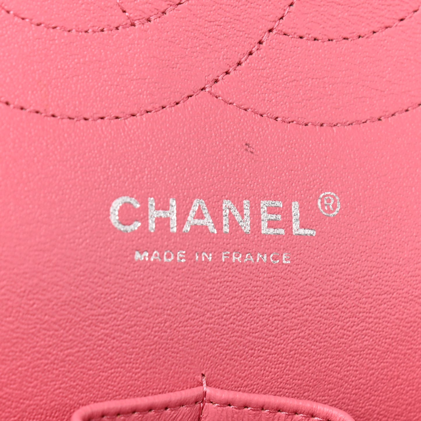 Lambskin Quilted Jumbo Double Flap Pink