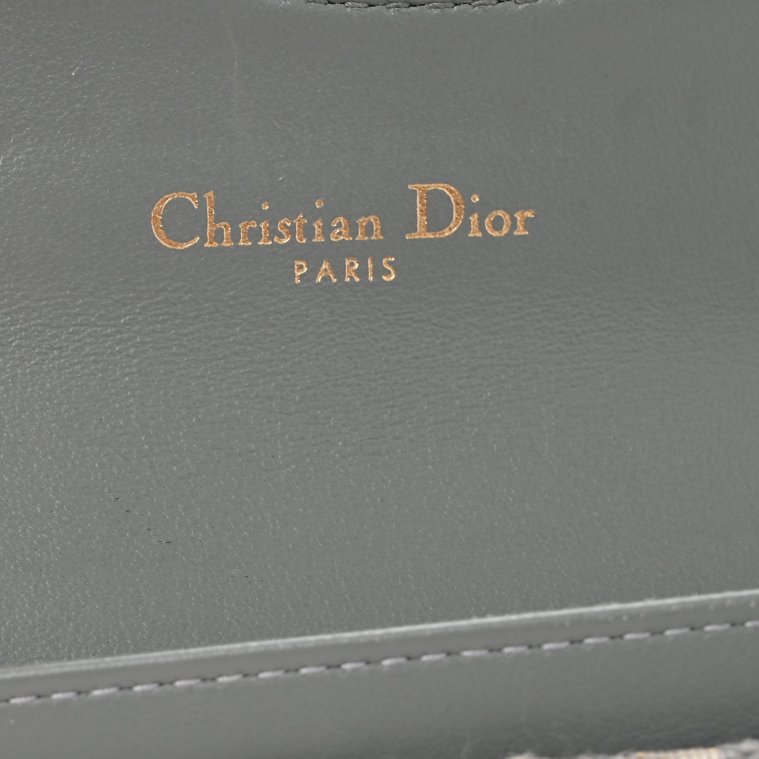 Christian Dior Oblique Saddle Card Holder Gray 8 of 11