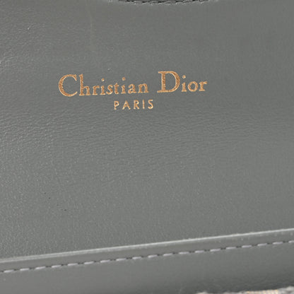 Christian Dior Oblique Saddle Card Holder Gray 8 of 11