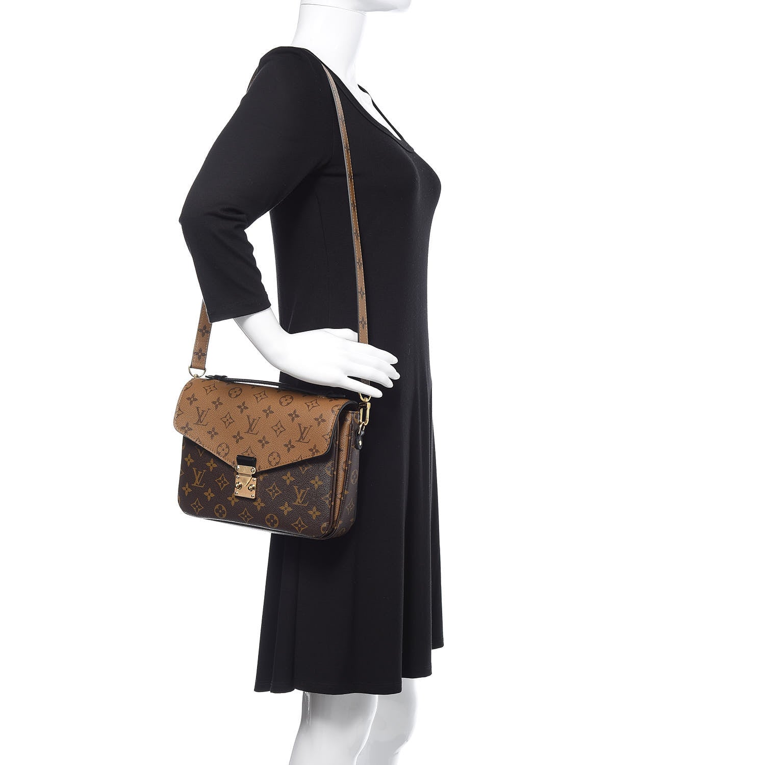 Louis Vuitton Reverse Monogram Pochette Metis 2 of 10