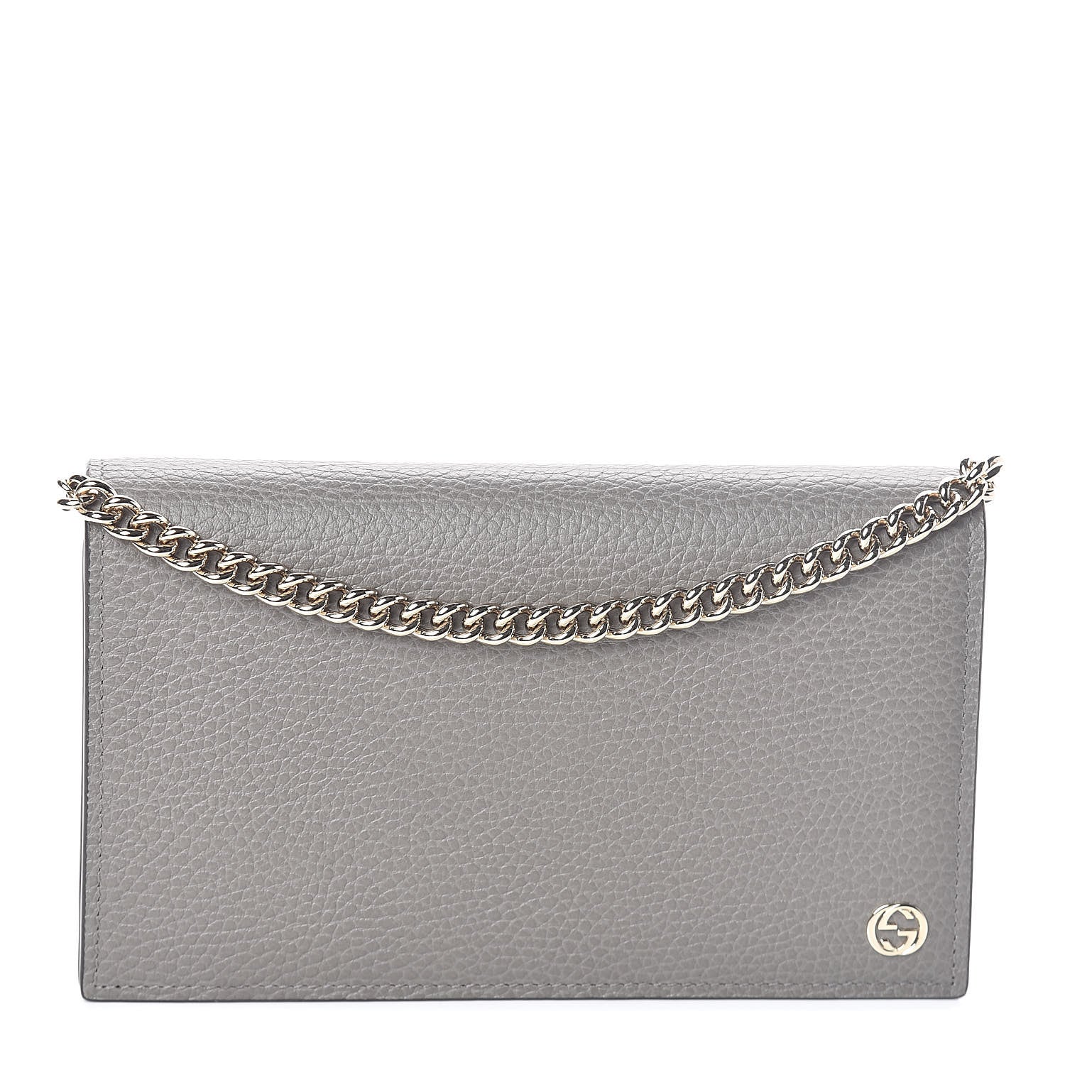 Gucci Dollar Calfskin Medium Betty Chain Wallet Loess 1 of 8
