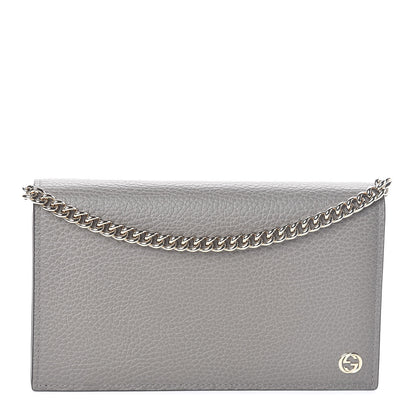 Gucci Dollar Calfskin Medium Betty Chain Wallet Loess 1 of 8