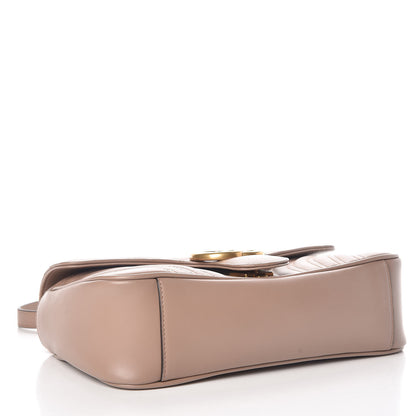 Gucci Calfskin Matelasse Small GG Marmont Shoulder Bag Porcelain Rose 4 of 9