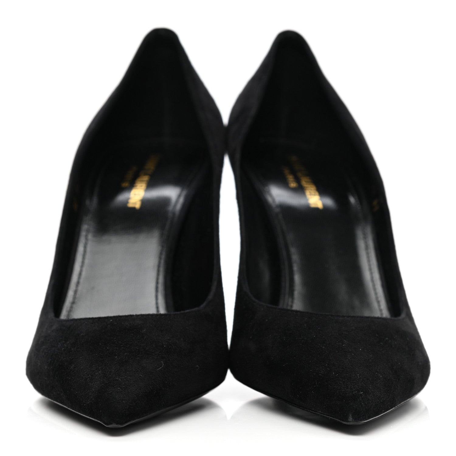Saint Laurent Suede Zoe 85 Pumps 41 Black 2 of 8