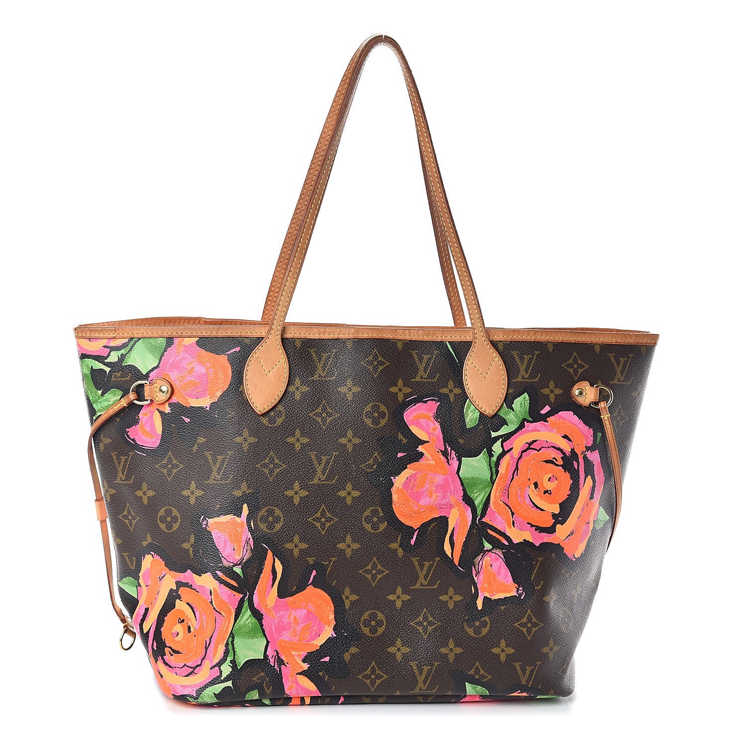 Louis Vuitton Monogram Roses Neverfull MM 1 of 10