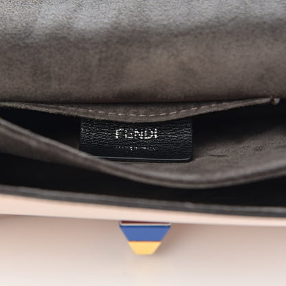 Fendi Vitello Liberty Scalloped Studded Flowers and Bows Small Kan I Shoulder Bag Plaster Multicolor 6 of 10