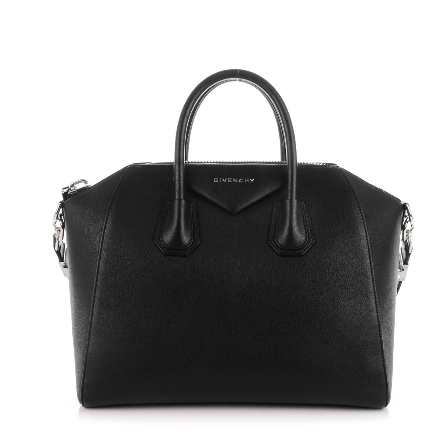 Sugar Goatskin Medium Antigona Black