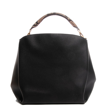 Louis Vuitton Veau Cachemire Python Babylone MM Black 1 of 7