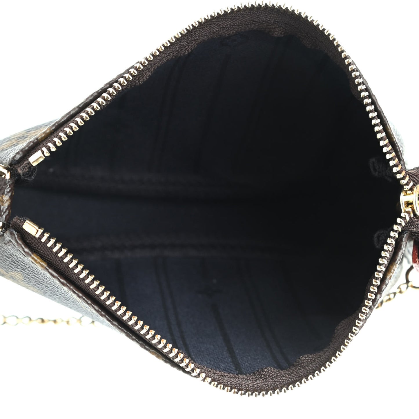 Monogram My LV Heritage Mini Pochette Accessories Ivory Black