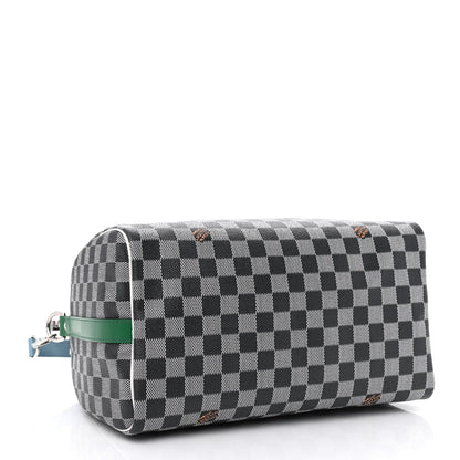 Louis Vuitton Damier Speedy Bandouliere 30 Black White 7 of 19