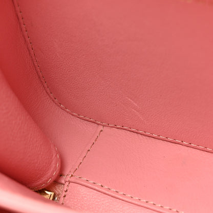 Chanel Caviar Quilted Small CC Filigree Vanity Case Rose Pink 12 of 14