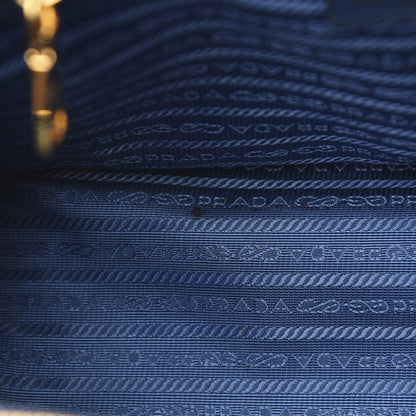 Prada Saffiano Small Galleria Double Zip Tote Bluette 10 of 17