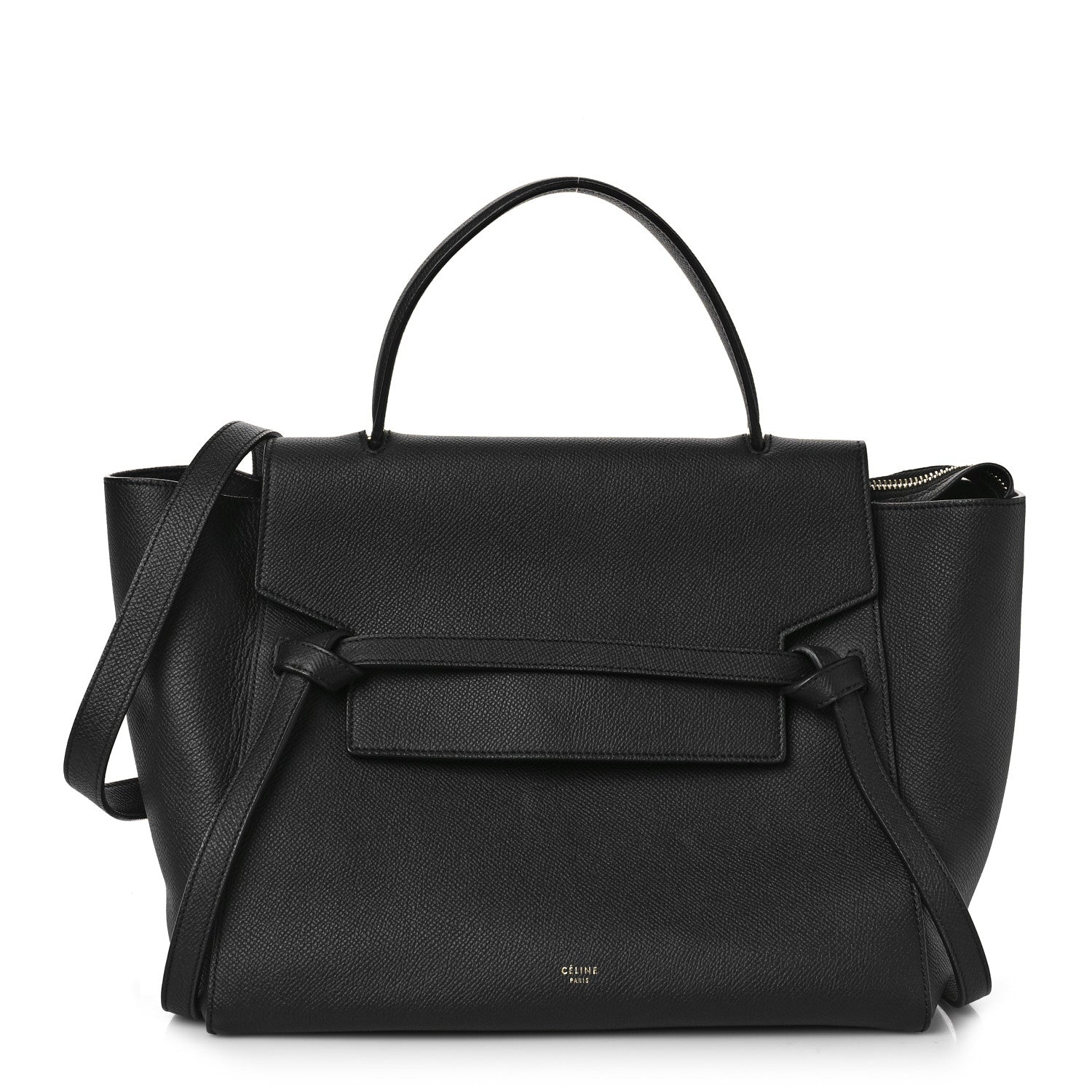 Celine Grained Calfskin Mini Belt Bag Black 1 of 8