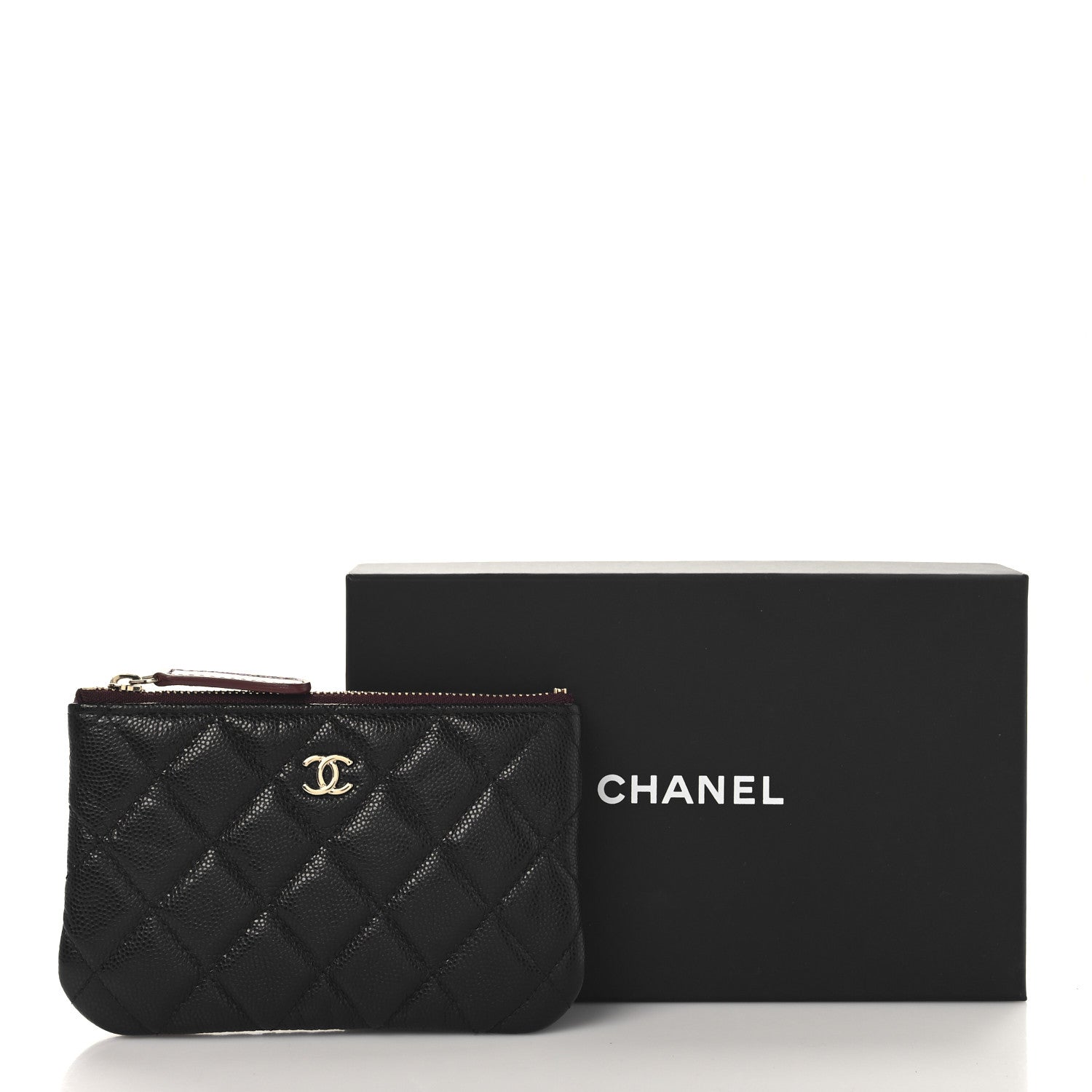 Chanel Caviar Quilted Small Cosmetic Case Black 8 of 8