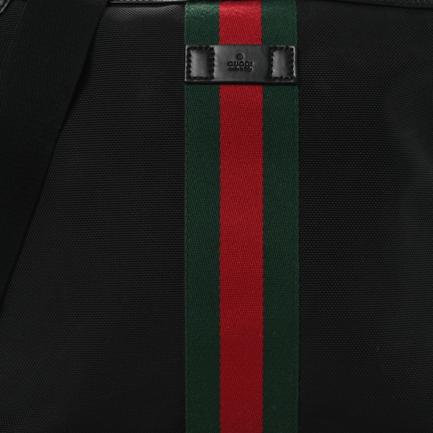Gucci Techno Canvas Web Messenger Bag Black 8 of 12