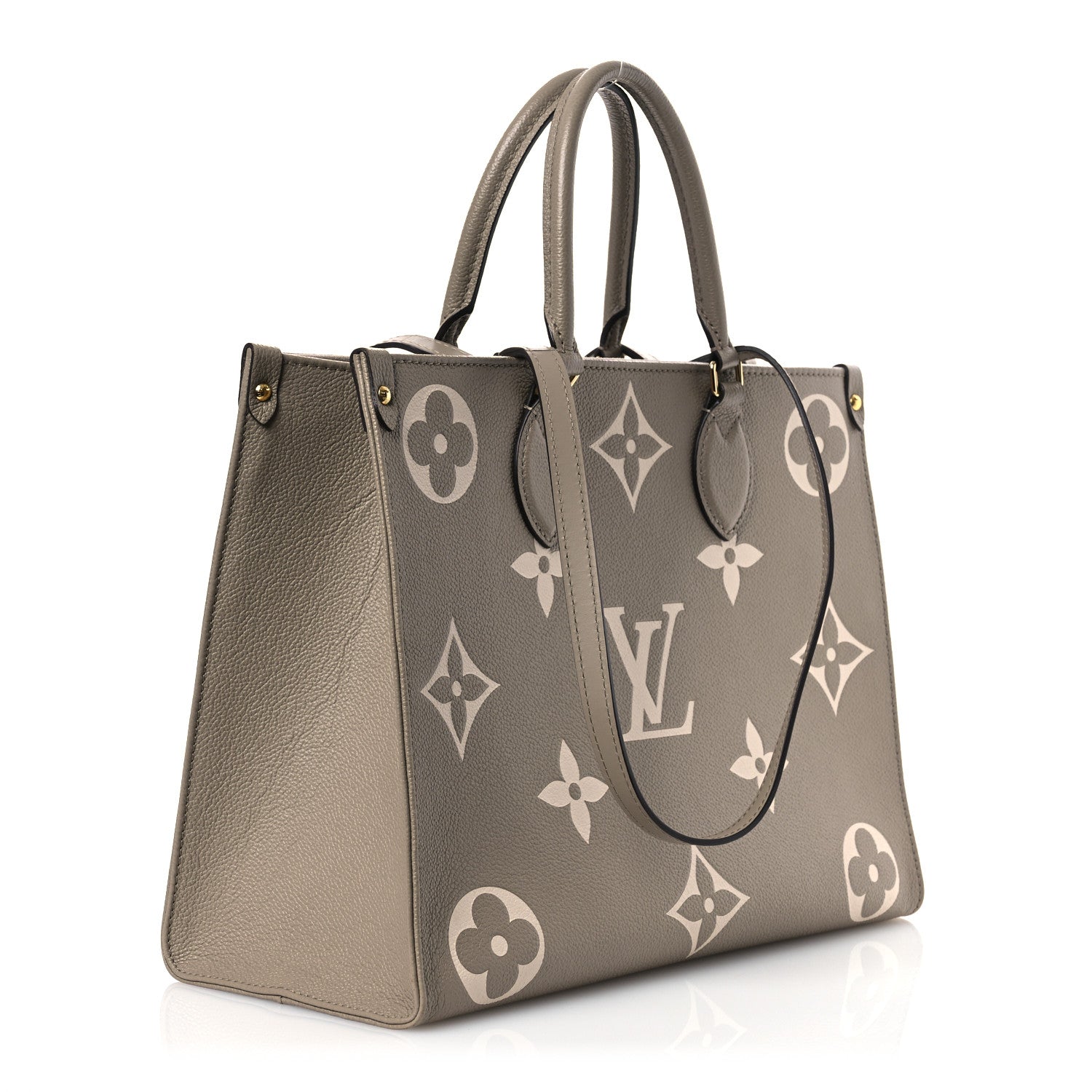 Louis Vuitton Empreinte Monogram Giant Onthego MM Tourterelle Creme 3 of 13