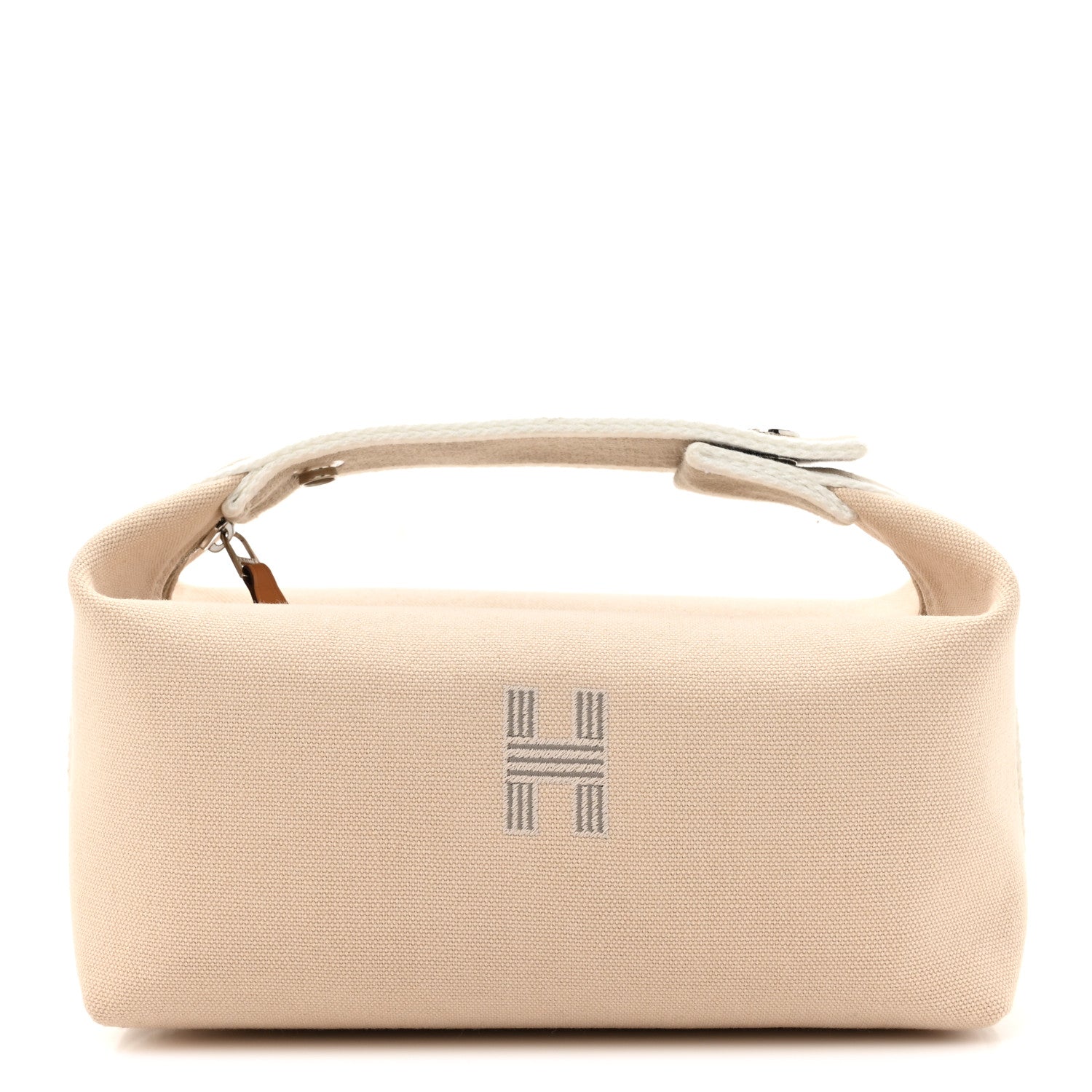 Hermes Canvas Small Bride-A-Brac Pouch Natural 1 of 8