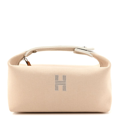 Hermes Canvas Small Bride-A-Brac Pouch Natural 1 of 8