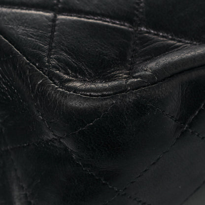 Chanel Lambskin Quilted Medium Double Flap Black 11 of 21