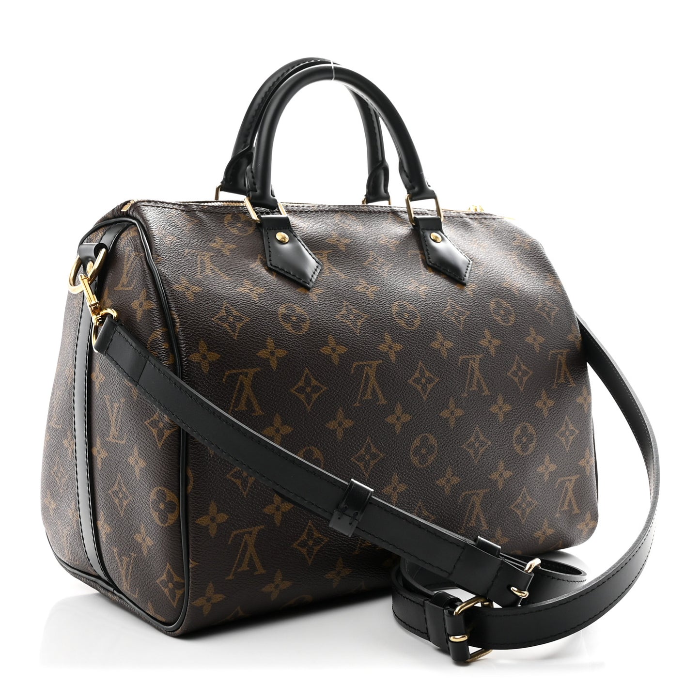 Monogram My World Tour Speedy Bandouliere 30 Black